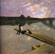 Jean-Louis Forain The Fisherman France oil painting reproduction